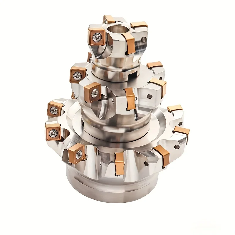 سيس اسن إم إكس 45 ° SN12 أداة التصنيع باستخدام الحاسب الآلي الخام أسطوانة القطع SNMX1205 سريع FeedMilling القاطع القرص Diameter-50mm/63mm/80mm/100mm/125mm/160mm #5