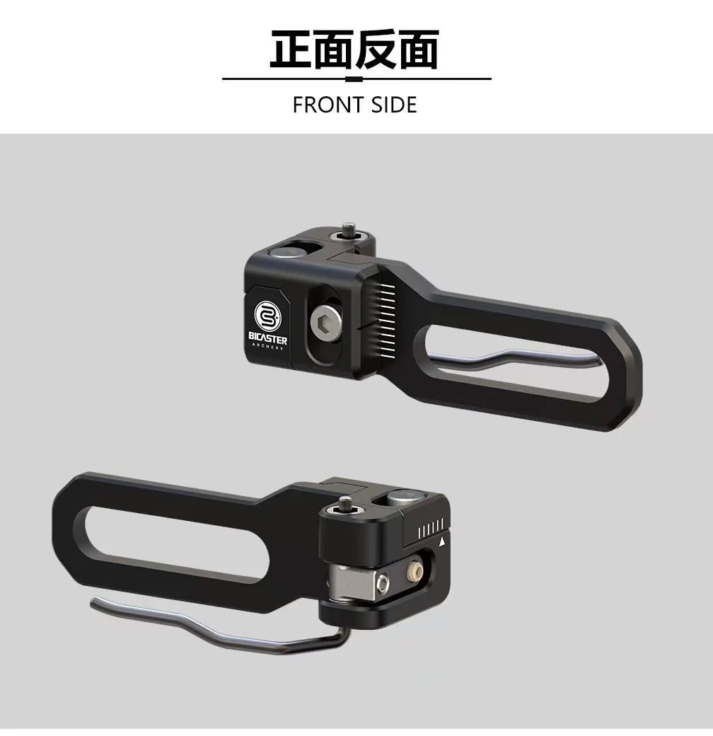 Right Hand BICASTER GT Rear Arrow Rest, Adjustable Scale Arrow Rest For Recurve Barebow,   Target Shooting Replacement Parts