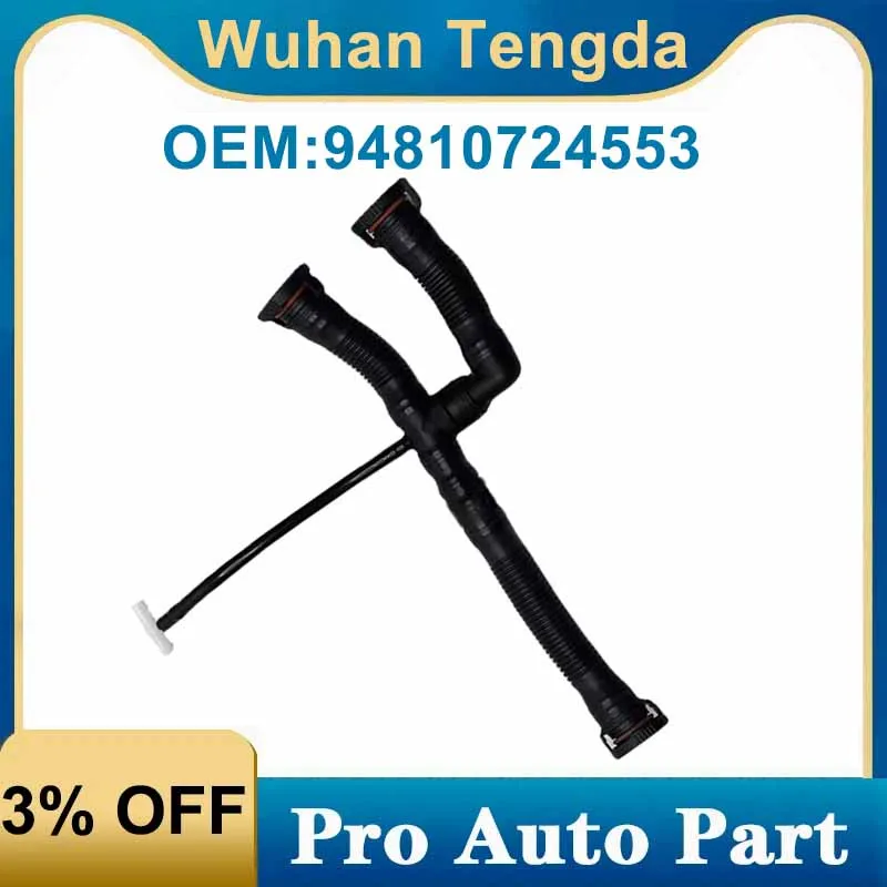 94810724553 21348BG Crankcase Breather Hose Vent Line Exhaust Hose For Porsche Cayenne Turbo S Sport 2008-2010