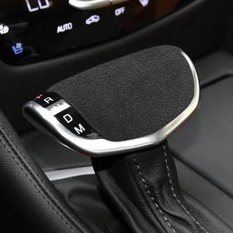 For 16-21 Cadillac CT6 accessories, gear head cover, suede sticker, gear lever cover, interior modification