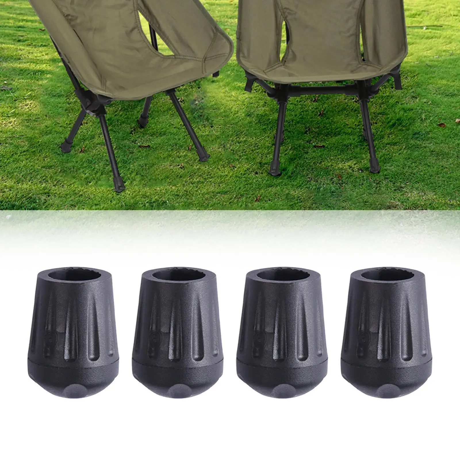 Portable Camping Chair Foot Cover Elastic Non Slip Pad for Hiking Folding Chair Compact Outdoor Lounge and Patio Furniture Portable Camping Chair Foot Cover Elastic Non Slip Pad for Hiking Folding Chair Compact Outdoor Lounge and Patio Furniture