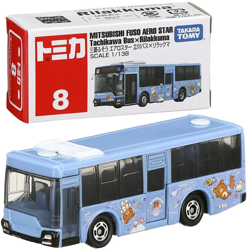 

TAKARA TOMY TOMICA Mitsubishi Easy Bear BUS Bus Литая имитация сплава Модель автомобиля Детская игрушка, украшение для взрослых.