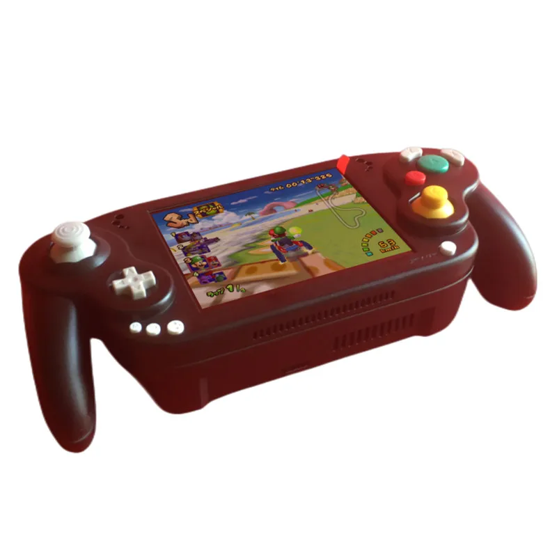 LCD Arcade Game Console com Joystick Duplo, NGC Gameboy, Modificado pela WII Motherboard, 5 polegadas, versão mais recente