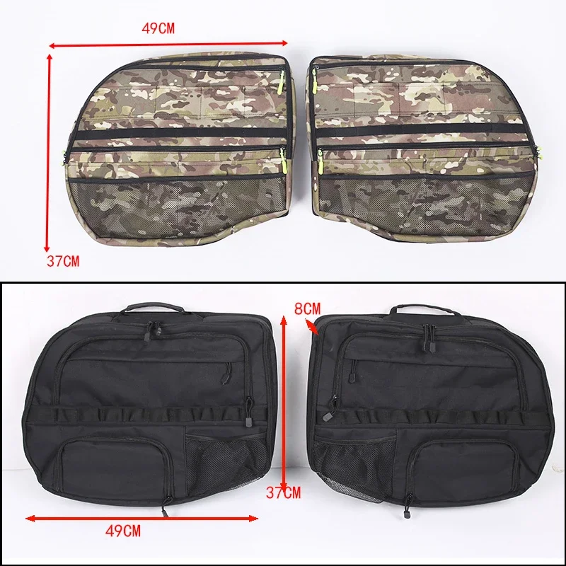 

Oxford cloth Tail door multi-function storage organizer window bag For Land Rover Defender 90 110 L663 2020+ car Accessories