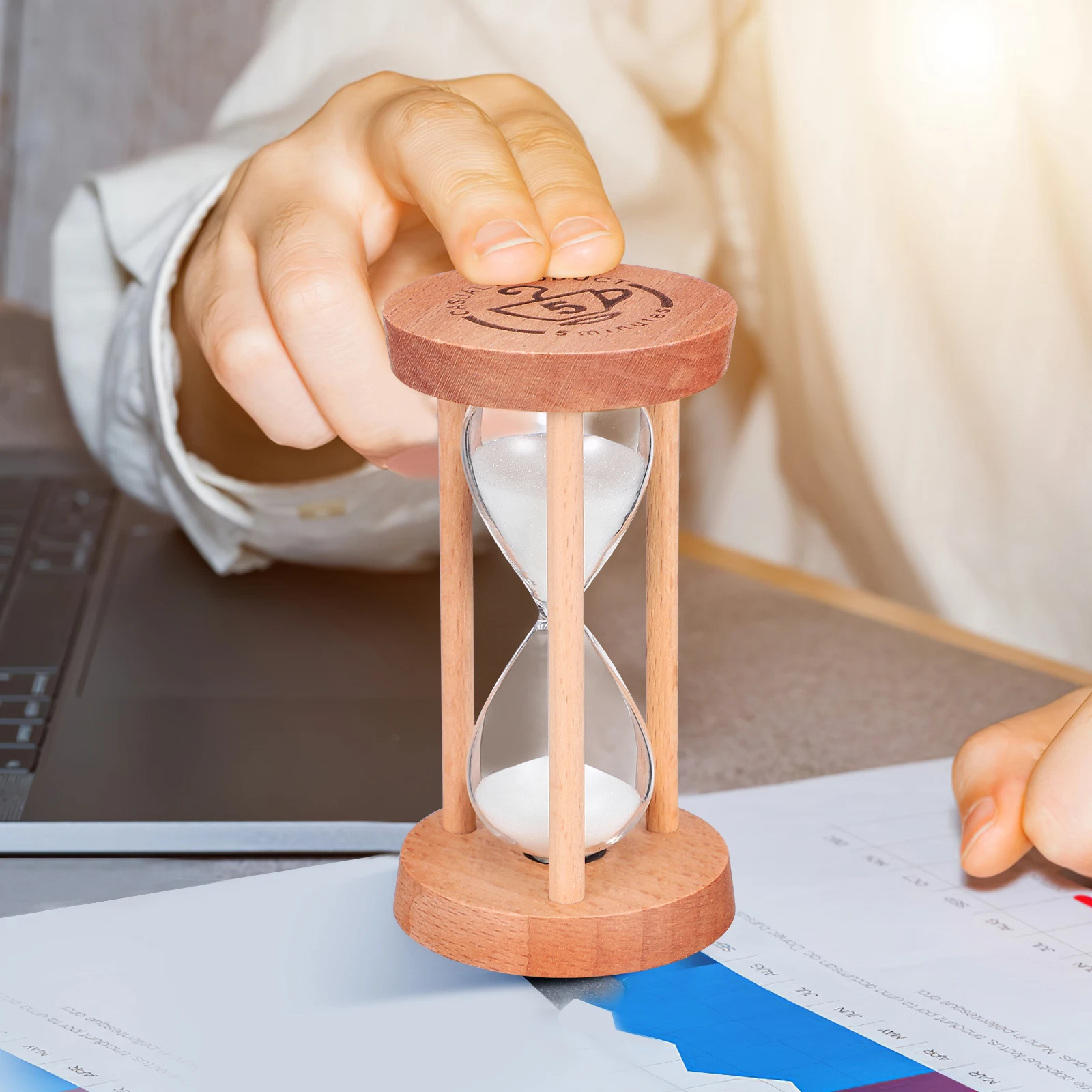 

Desk Hourglass Timer Decoration Birthday Present Sand Clock Decorative Child Kitchen