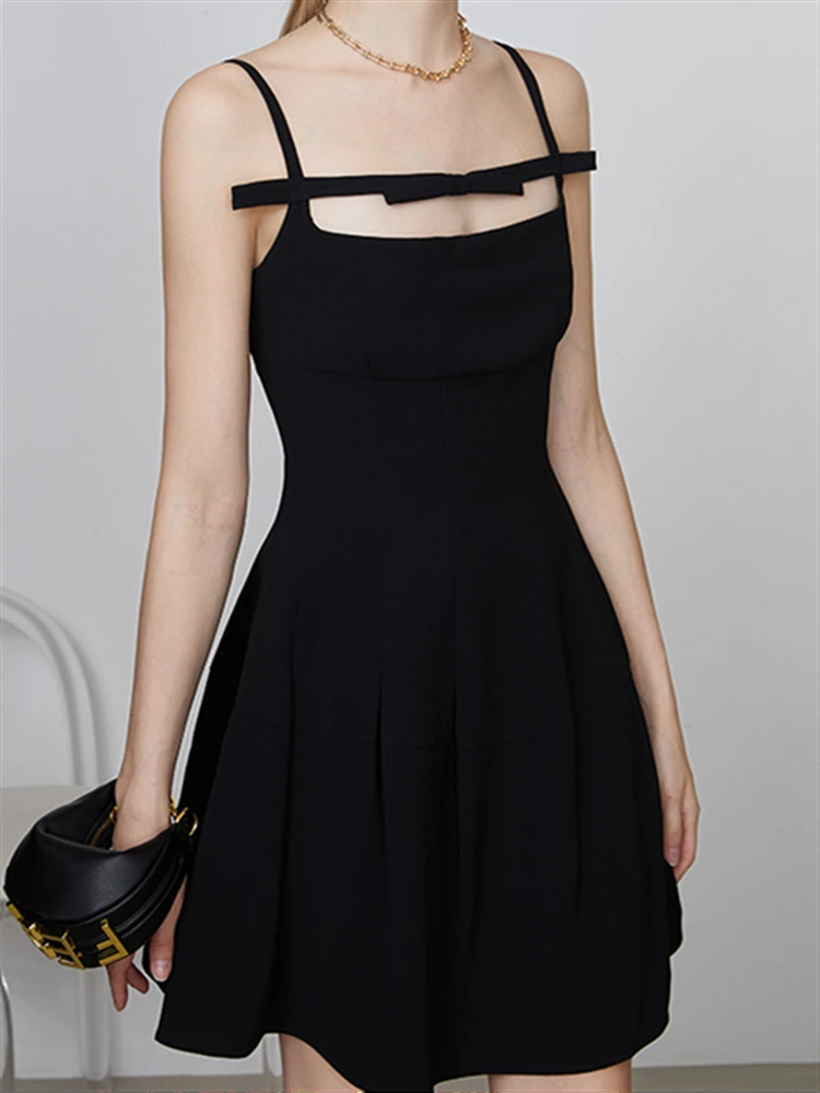 

Boho Sexy Dress Beach Party Embroidery 2022 Summer Backless Lace Dresses for Women Sundress Runway Sleeveless Spaghetti Strap