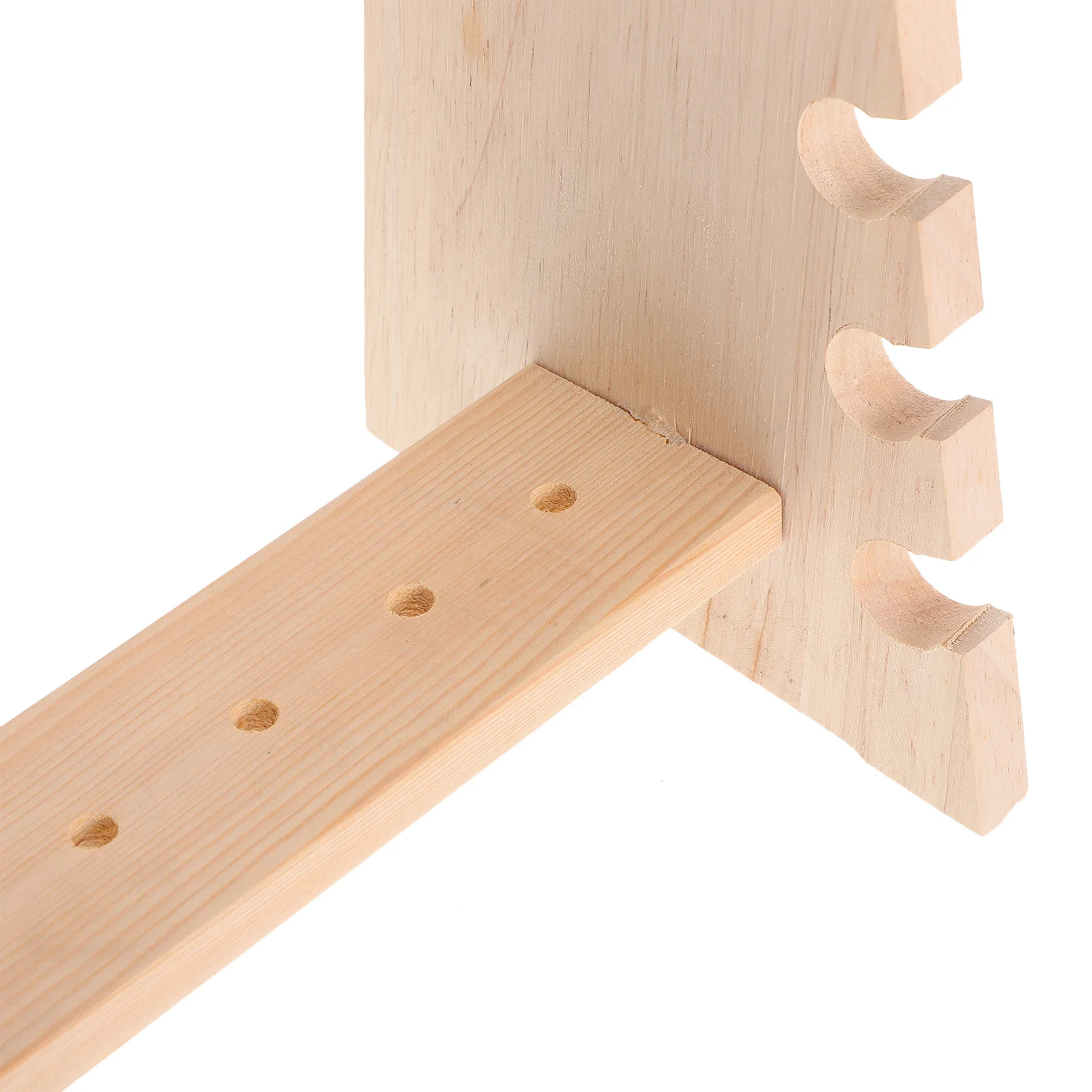 حامل مختبر حامل أنبوب اختبار خشبي لتخزين الماصة منظم أنبوب مدمج معدات مختبر العلوم المدرسية