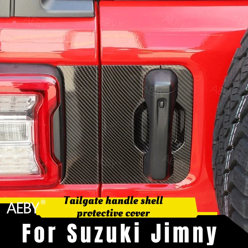 

For Jeep Wrangler 2018-2025 Handle shell protective cover rear door bowl,Tailgate door handle cover trim kit,Car accessories