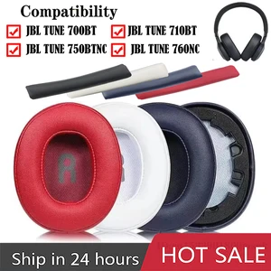 Bantalan Telinga Pengganti untuk JBL TUNE 700BT 710BT 750BTNC Bantalan Telinga Busa Lembut Penutup Earbud Penutup Telinga Aksesori Headphone Headset 10 penutup earphone penjualan terbaik - №