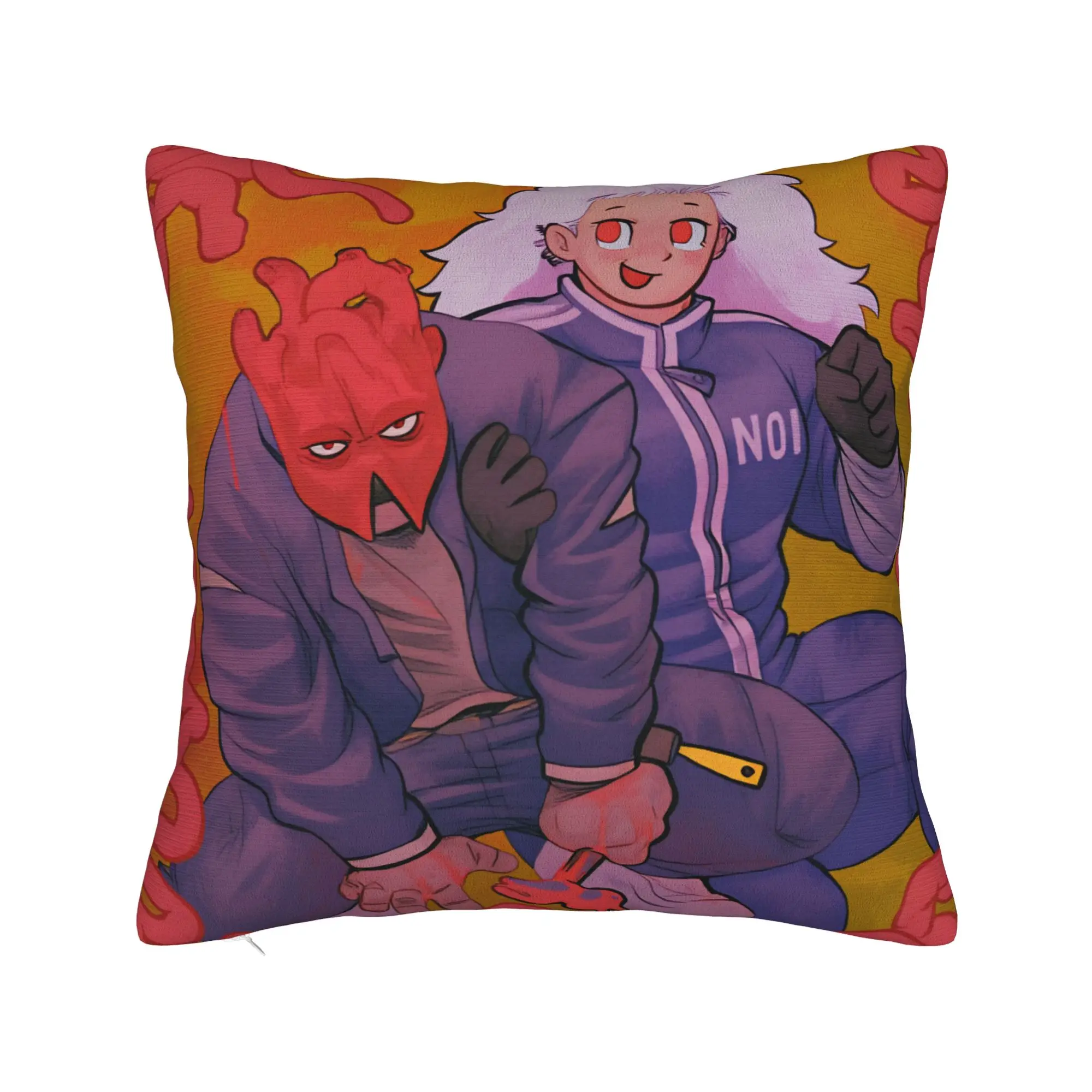 Dorohedoro Cleaners Pillow Case  Custom Pillow Cover For Living Room Sofa Kawaii Pillowcases