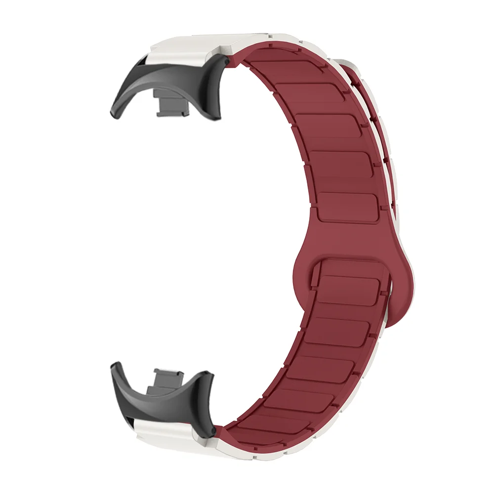 

Magnetic Sport Strap For Xiaomi Band 8/8NFC/9/9NFC Armor Style Quick Release Breathable Silicone Band For Men Women Bracelet