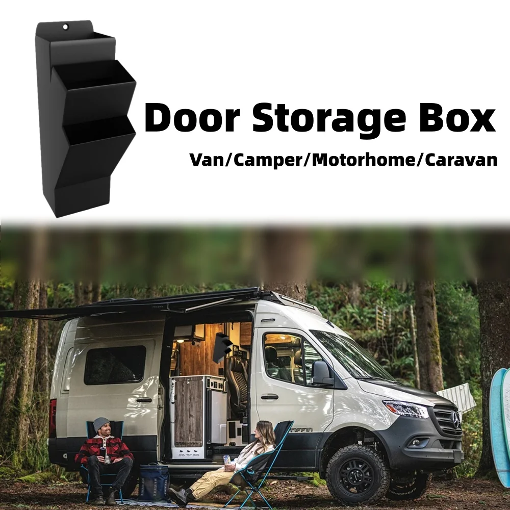 Auto-Türaufbewahrungsbox, Türverkleidungsablage, Armlehnen-Organizer, Abdeckung, Innenraum-Aufbewahrungszubehör für Van, Camper, Wohnwagen