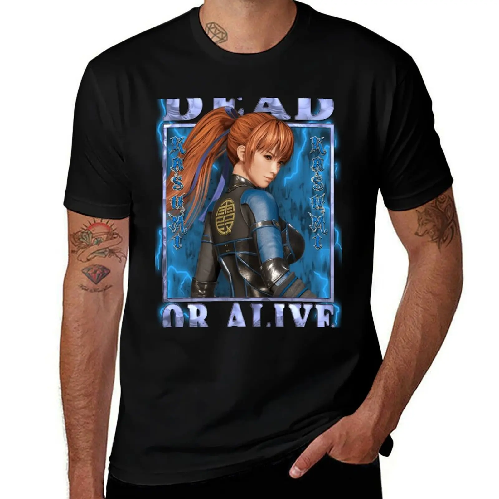 Dead or Alive 6 - kunoichi kasumi DOA/DOA6 T-Shirt street wear heavyweights vintage graphic tee mens cotton t shirts