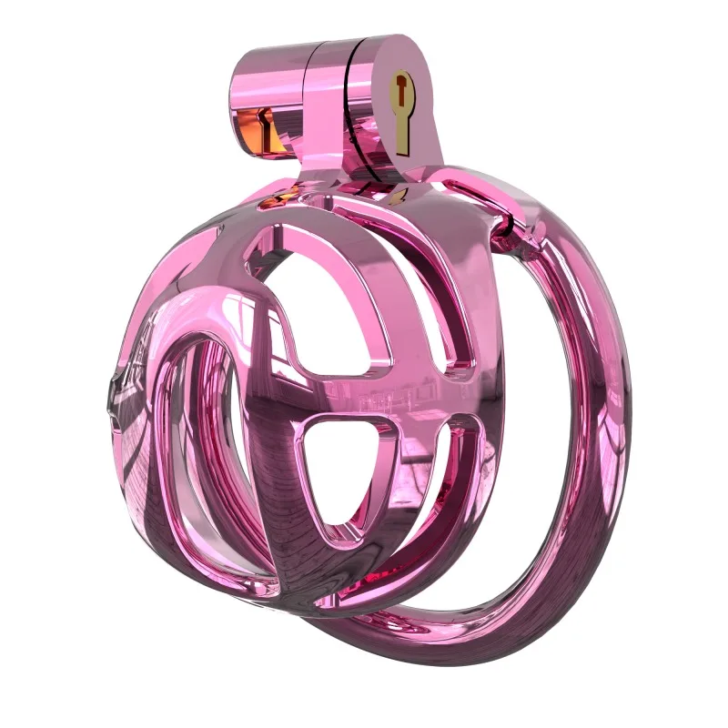 Male Dazzle Chastity Cage 4 Size Ring with Urethral Catheter Abstinence Bondage Penis Cages Cheat Proof BDSM Adult Play Sex Toys