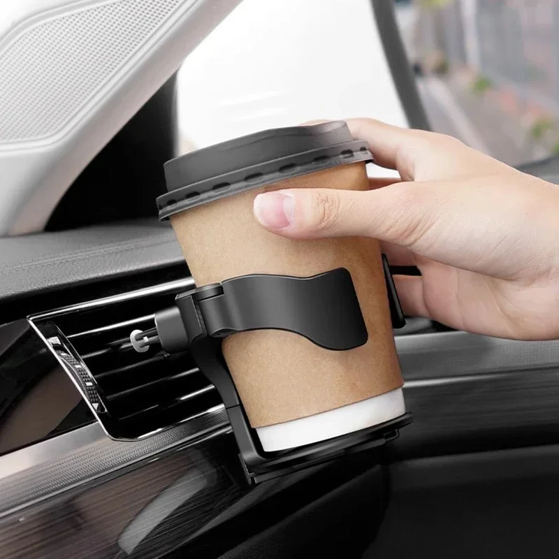 Universal Car Air Vent Cup Holder Multifunction Car Coffee Water Bottle Ashtray Holder Auto Interior Storage Accessories Gadgets