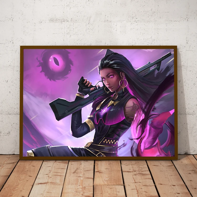โปสเตอร์กล้าหาญเกมล่าสุดคนแรกที่ตกแต่งห้องสวยงามภาพวาดผ้าใบศิลปะบนผนังโปสเตอร์ติดผนังบ้าน