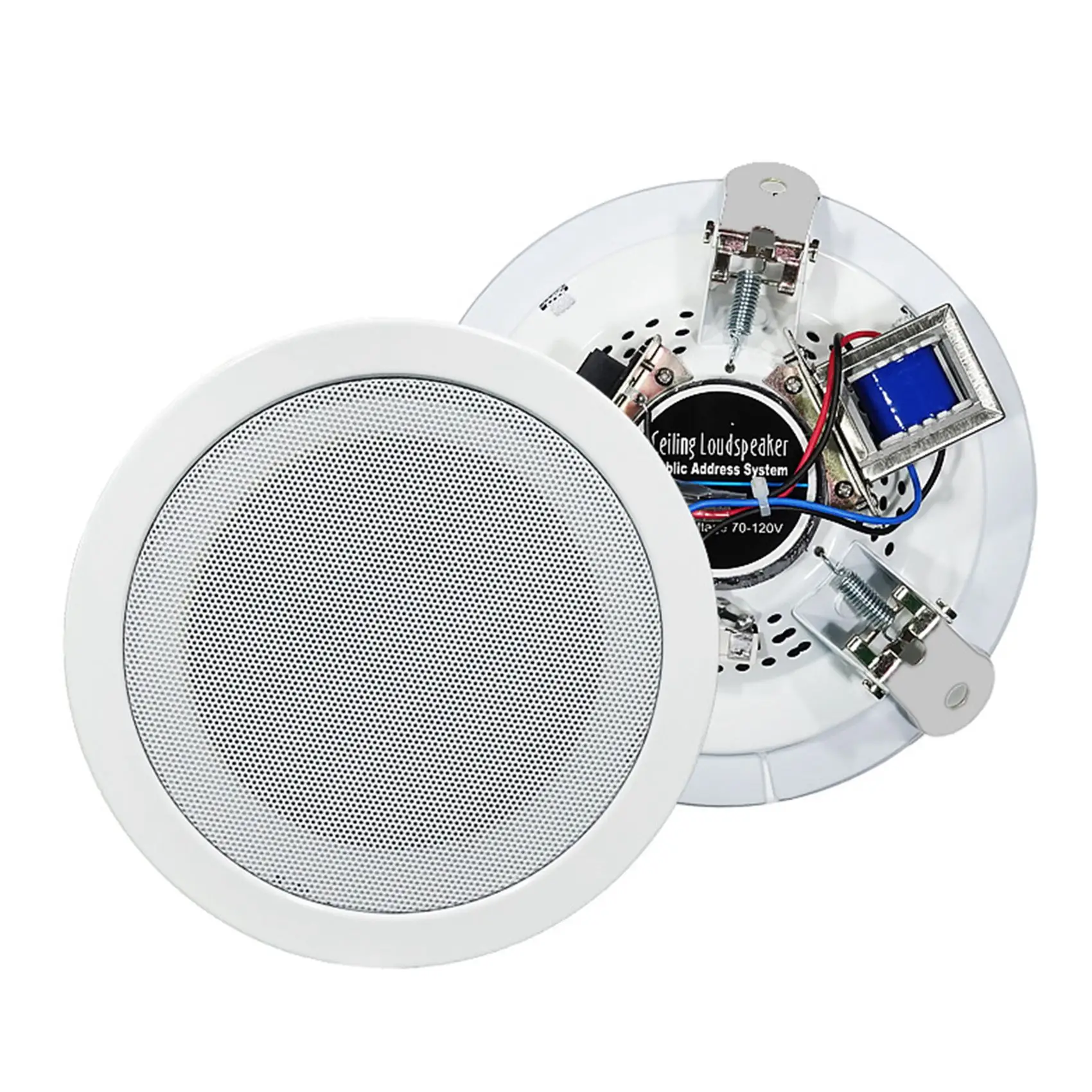 

5 Inch Ceiling Speaker 3-6W Loud Speaker Stereo Sound for Public Address Background Music Audio(Level Pressure)