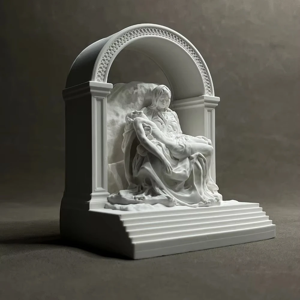 Retro Roman Art Figure Sculpture Plaster Statue Bookshelf Books Rely on Artistic Desktop Wine Cabinet Decoration Ornaments