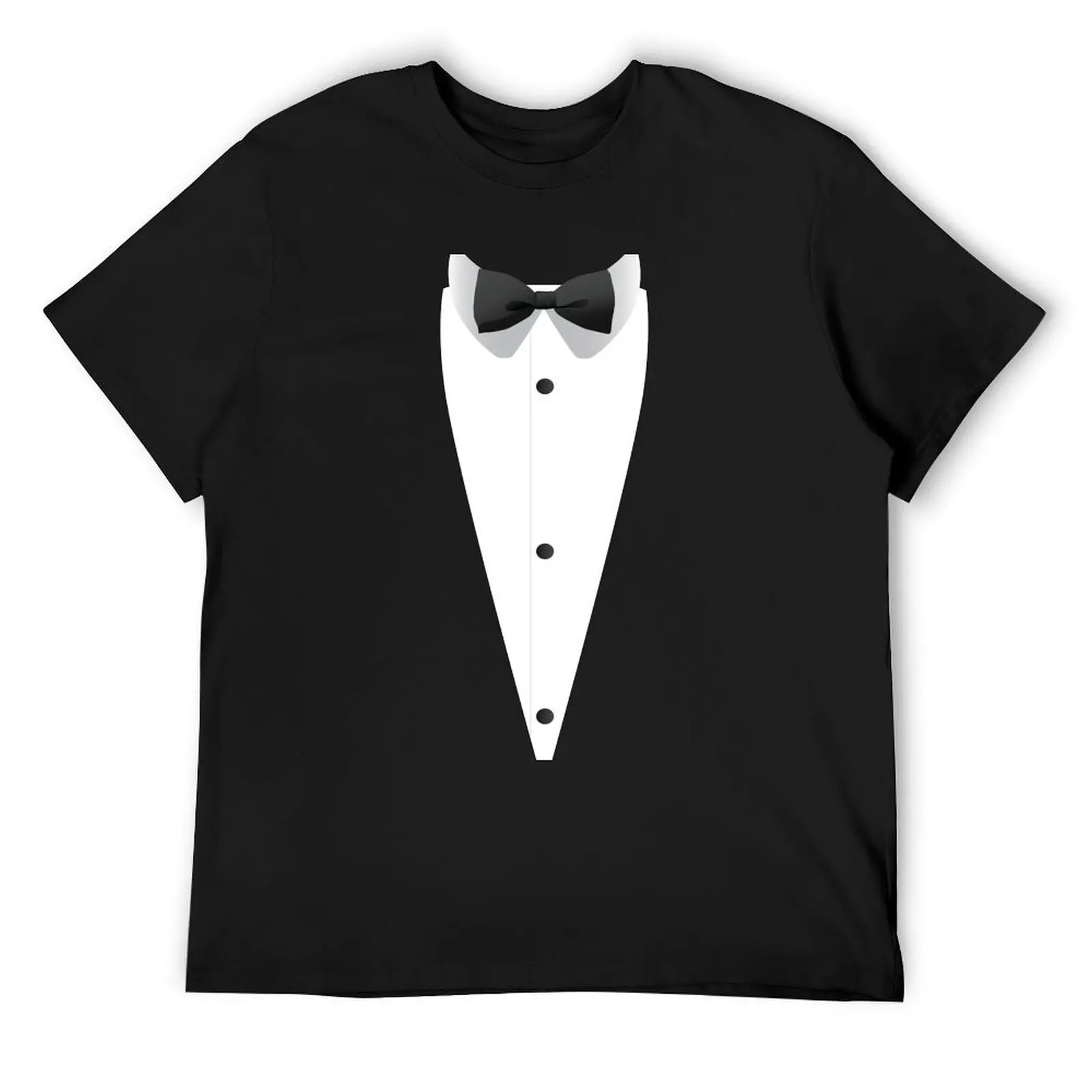 Tuxedo design with Bowtie For Weddings And Special Occasions T-Shirt oversizeds designer shirts custom shirt tshirts for men