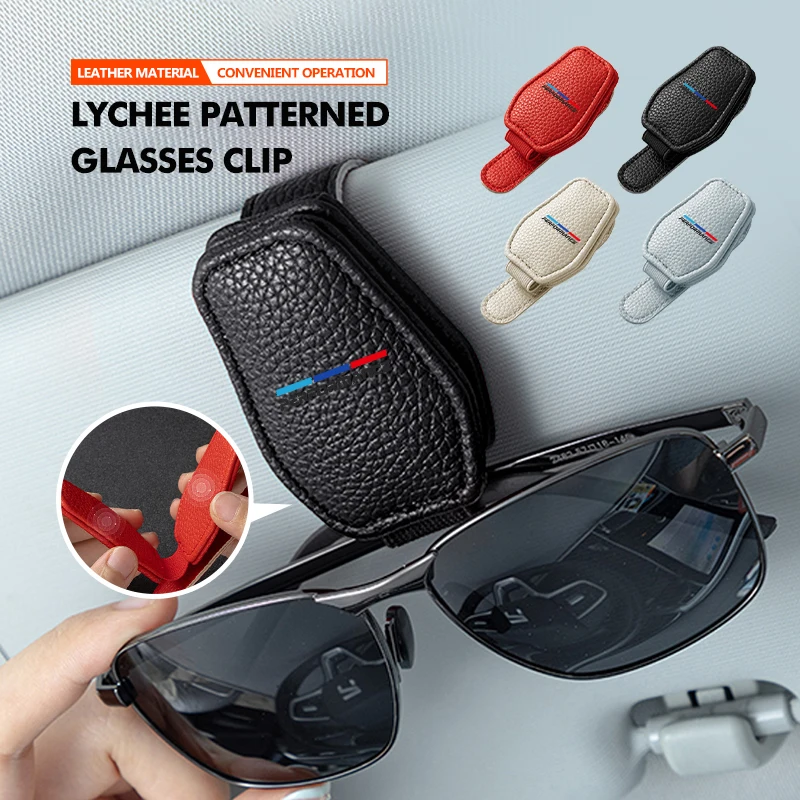 clipe-de-Oculos-para-carro-suporte-de-sol-e-organizador-de-Oculos-de-sol-para-bmw-e91-e92-e93-e60-f10-f30-e39-e36-e87-x3-x5-e70-e46-e90