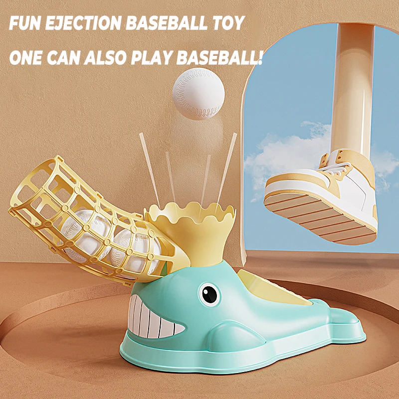 Leuk kinderhonkbalspeelgoed Voetwerper Binnen Buitensporten Ouder-kind interactie Educatief spel voor kinderen Speelgoedcadeau voor jongens