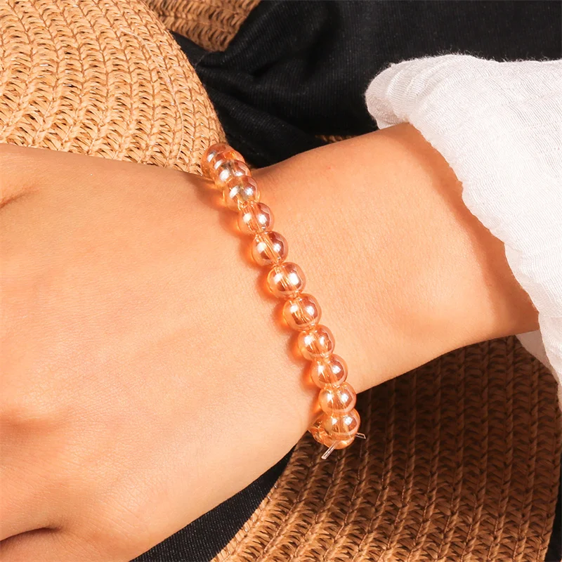 Aihua Naturstein Rundperlen-Armband Kristall Reiki Heilenergie Stretch-Armband für Frauen Männer Yoga-Schmuck – Detail 12