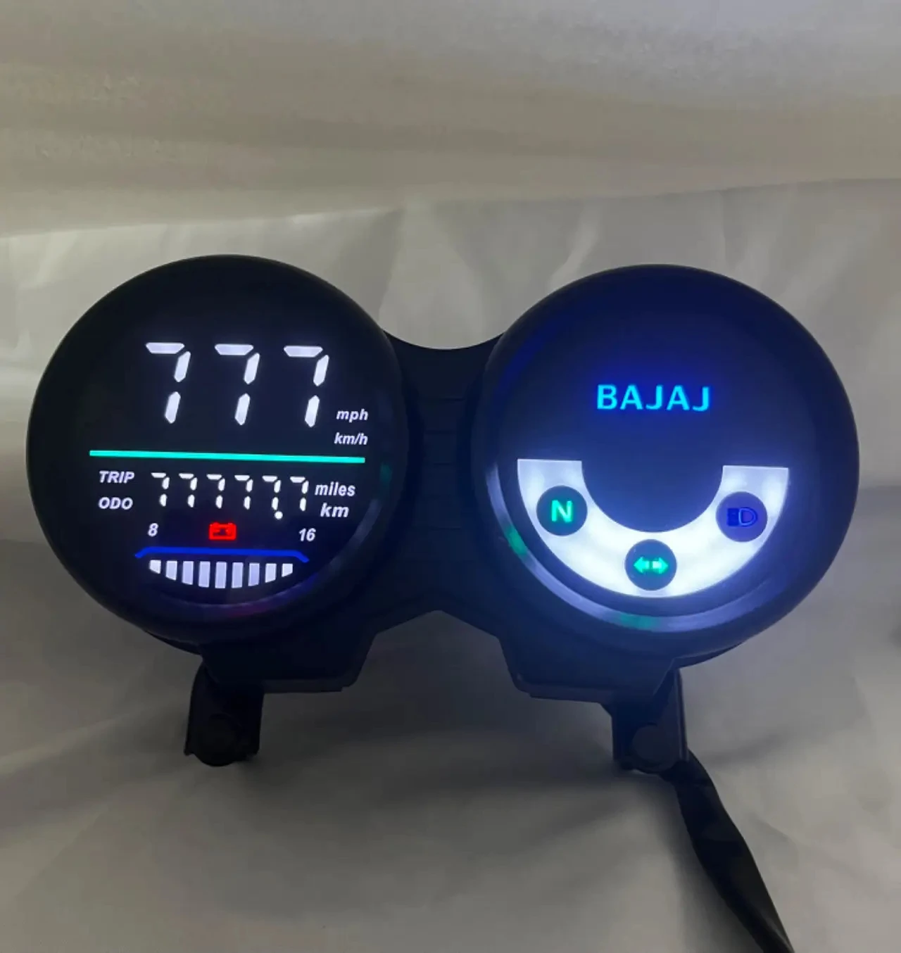 For BAJAJ BOXER CT100 CT110 Digital Meter panel Motorcycle Speedometer Tachometer Assembly