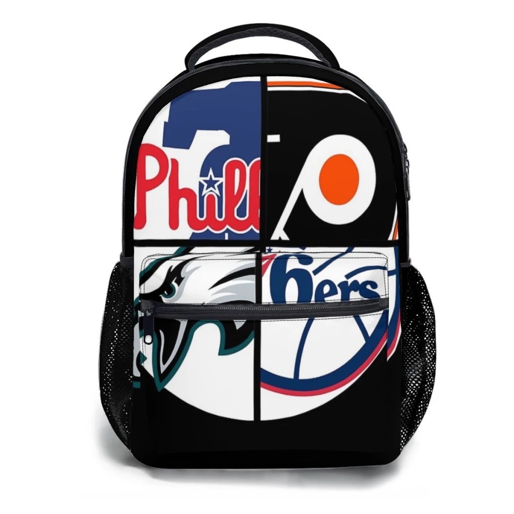 Philadelphia Sports zaino per bambini Casual leggero stampato classico da 17 pollici