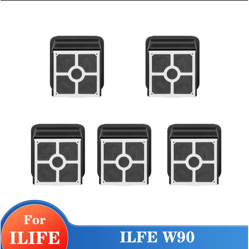 مجموعة مرشح Hepa لـ ILIFE لـ W90 اللاسلكي للتنظيف الجاف الذكي كنس الروبوت مكنسة كهربائية Accessoy