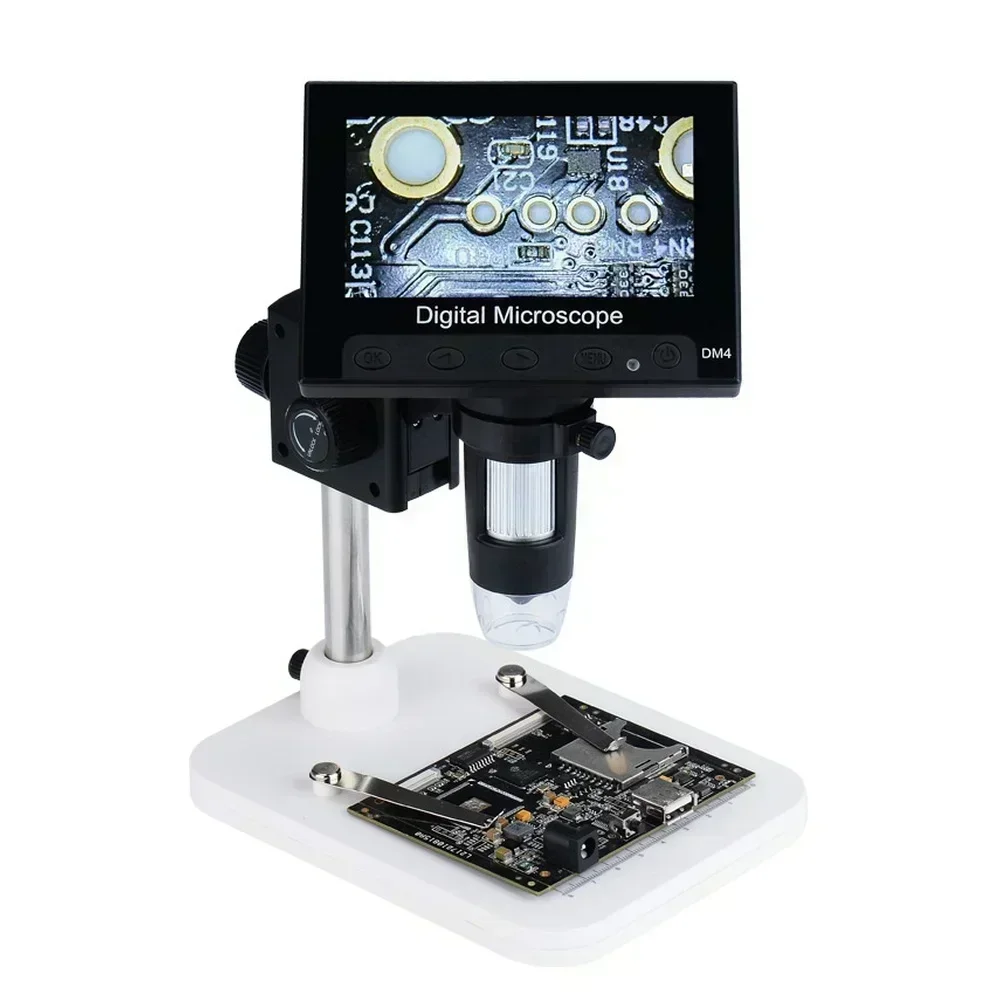 

Industrial Digital Microscope with 4 3inch LCD 50x to 1000x Magnification and 8 LED Lights for Educational and Research Tasks