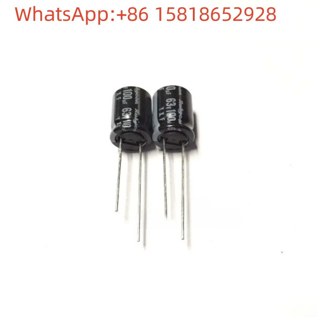 

20pcs 63V100UF 10X12.5 Ruby YXF High Frequency Low ESR 100UF63V Original Electrolytic Capacitor