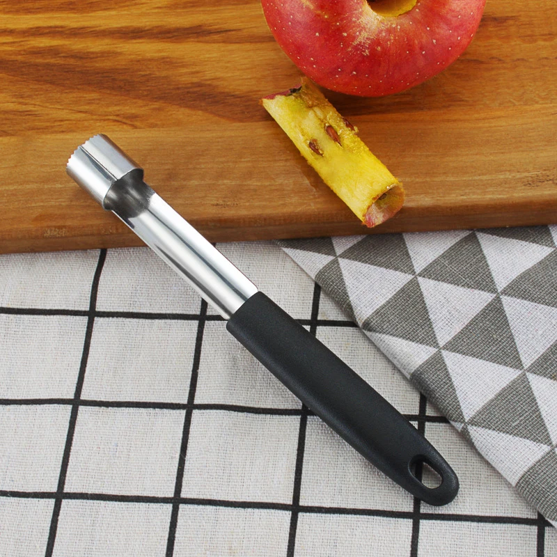 Pengambil biji buah Stainless Steel, alat dapur, aksesori perabotan rumah, alat dapur, ekstraktor Corer, buah, dll.