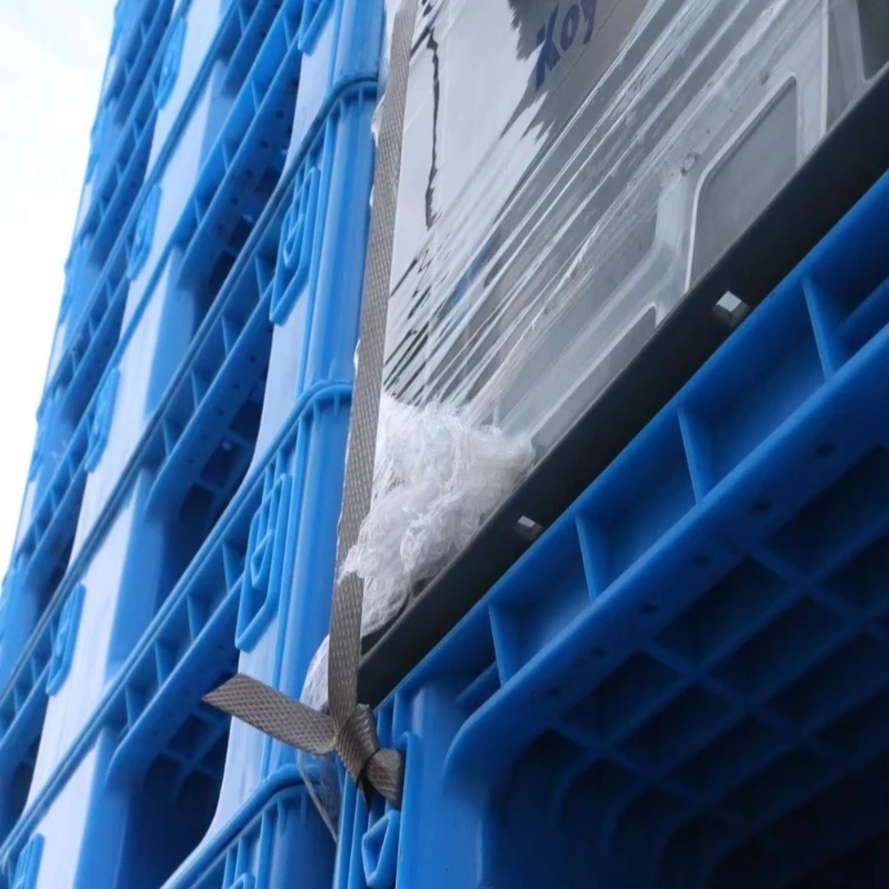 سعر الودائع مادة معاد تدويرها خفيفة الوزن 1208 1200x800x135 مللي متر مجال سطح الشبكة البلاستيك البليت اللوجستية التعامل مع #5