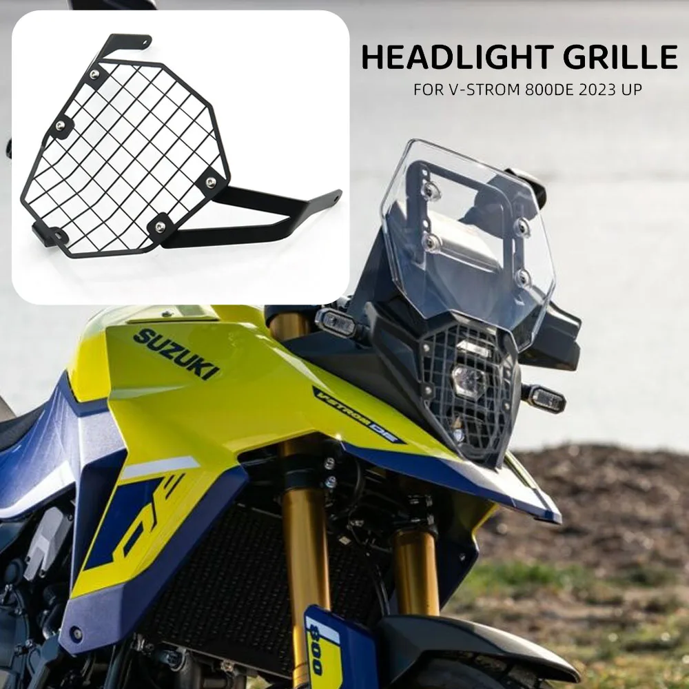 

FOR SUZUKI V-STROM 800DE 2023 2024 NEW Motorcycle Headlight Head Light Guard Protector Cover Protection Grill