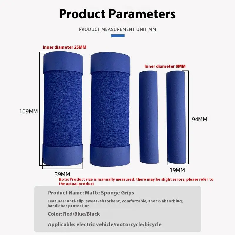 1/3Pairs 2025 Neue Motorrad Brems Griff Schwamm Hülse Anti-Slip Roller Fahrrad Schutz Lenker Abdeckung Motor ausrüstungen