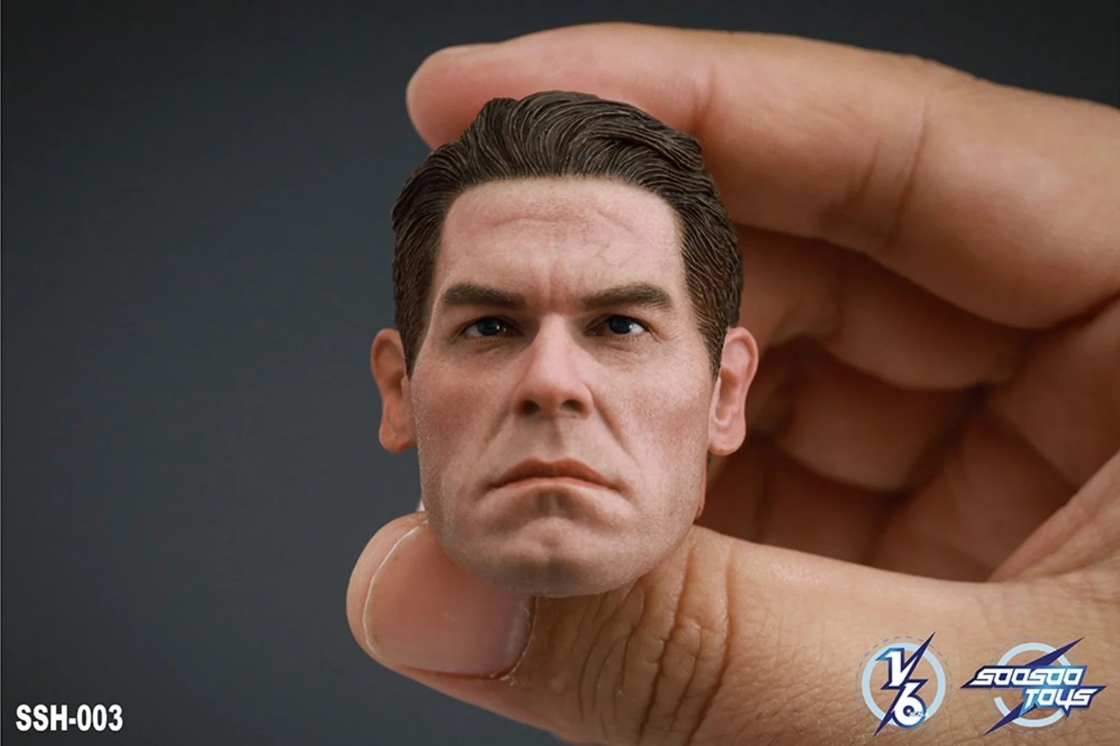 SOOSOOTOYS 1/6 SSH-004 رأس صانع السلام منحوت DIY 12 بوصة عمل الشكل #4