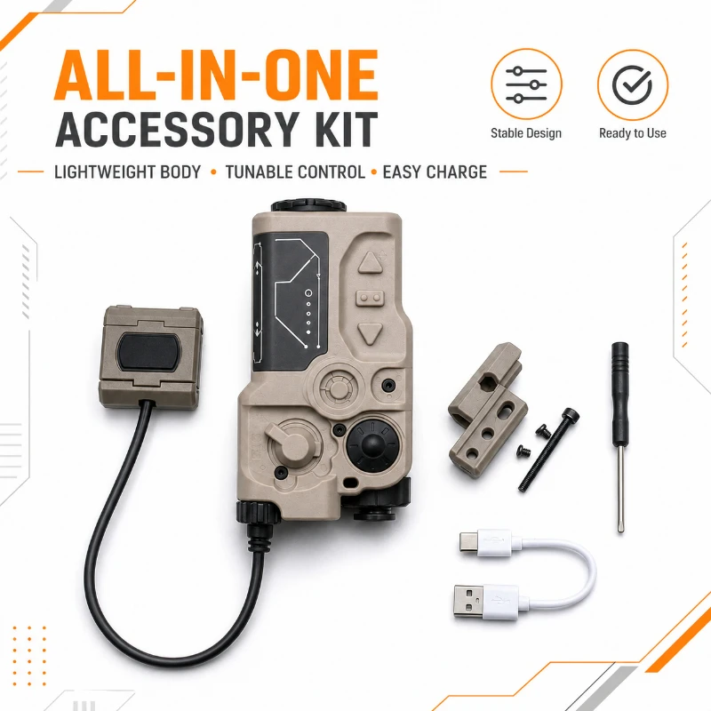 Nylon Housing Case Position Tunable Assembly Set External Wired Control Part