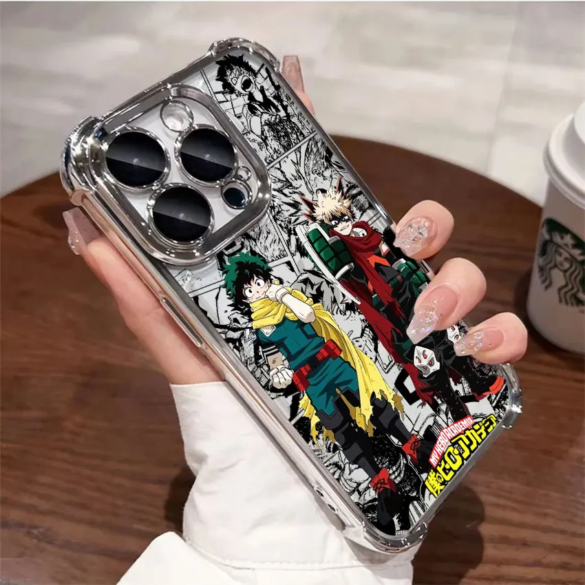 My Heros Cool Academias Anime Case For Samsung Galaxy A56 A55 A54 A52 A53  A36 A34 A35 A33 A50 A73 A26 A25 A16 Clear Phone Cover - AliExpress 202192403