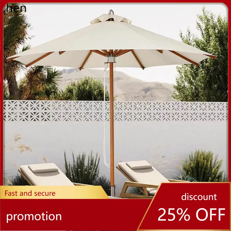 

Зонт HXL для улицы, сада, пляжа, бассейна, кафе, с центральной опорой, круглый, для отелей