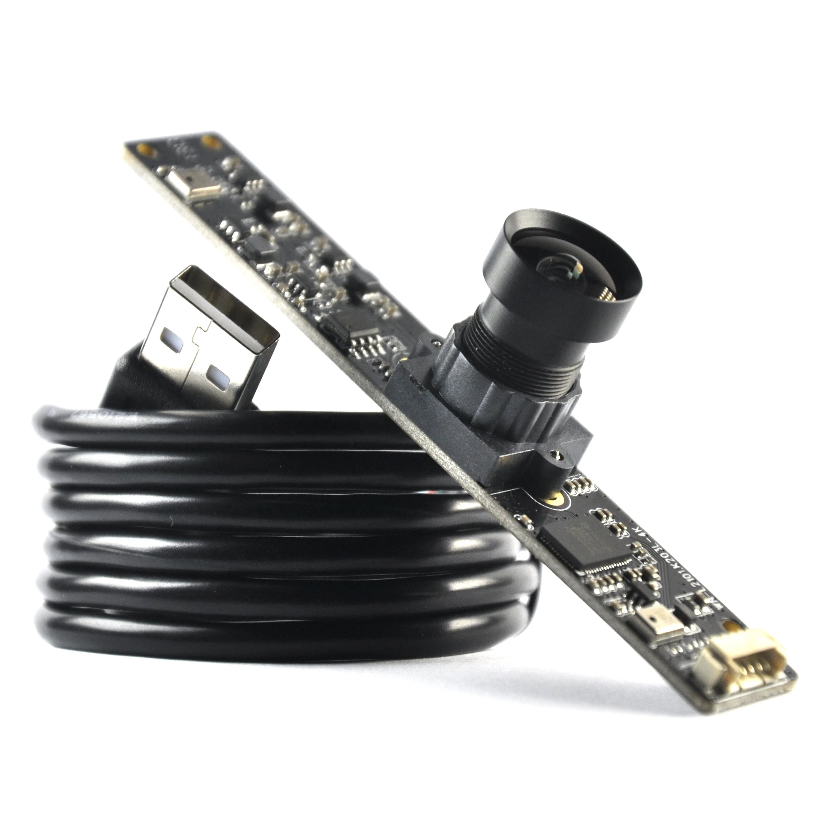 โมดูลกล้อง IMX415 HD 4K 8MP USB พร้อมไมโครโฟนดิจิตอล มุมมองกว้าง ลดการบิดเบือนภาพ ผลิตภัณฑ์สำหรับการมองเห็นด้วยเครื่องจักร จัดจำหน่ายโดยโรงงาน