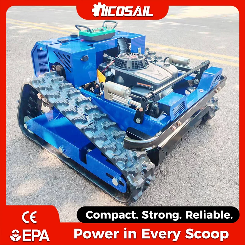 

CE EPA Customizable QL600 Remote Mower 140kg Weight Italy Imported Blade Screws