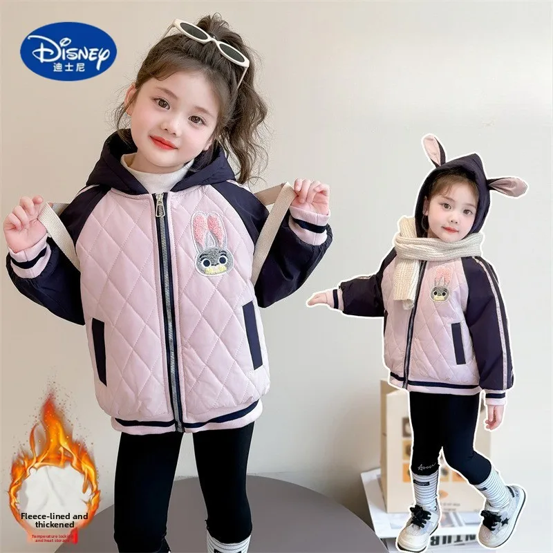 

Disney Judy Hopps Costume Hooded Jacket for Girls, Bunny Police Officer Winter Coat, Plush & Fashionable