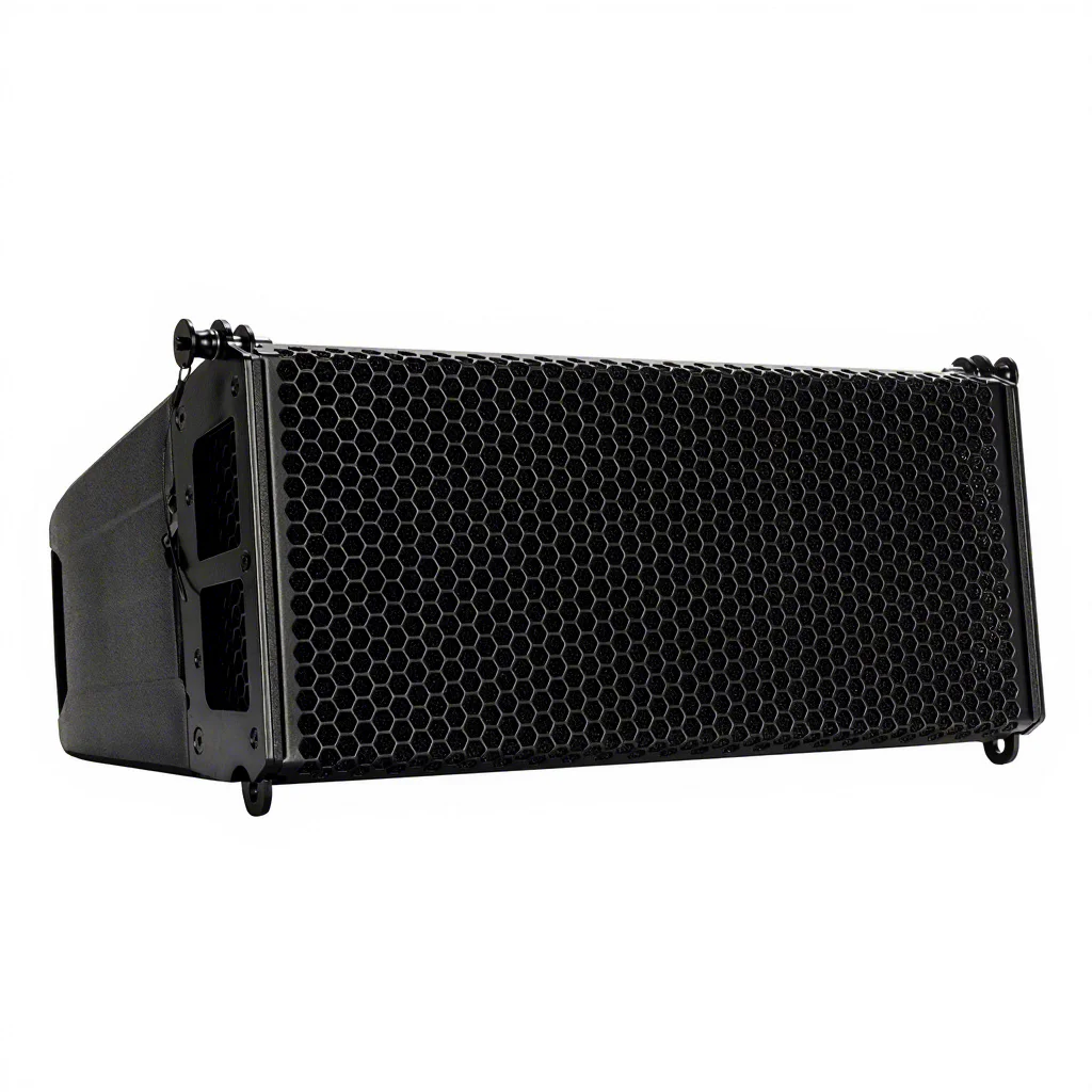 HDL26A Double 6inches Active Stereo Speaker Portable Light Weight Powerful Line Array 2000W Plastic Cabinet Enclosure