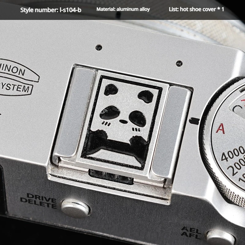 Camera hot ShoeCoverSuitable for DSLR CanonNikonFujifilm PanasonicLeica Olympus Mirrorless Metal Dust Cover Decorative Accessory