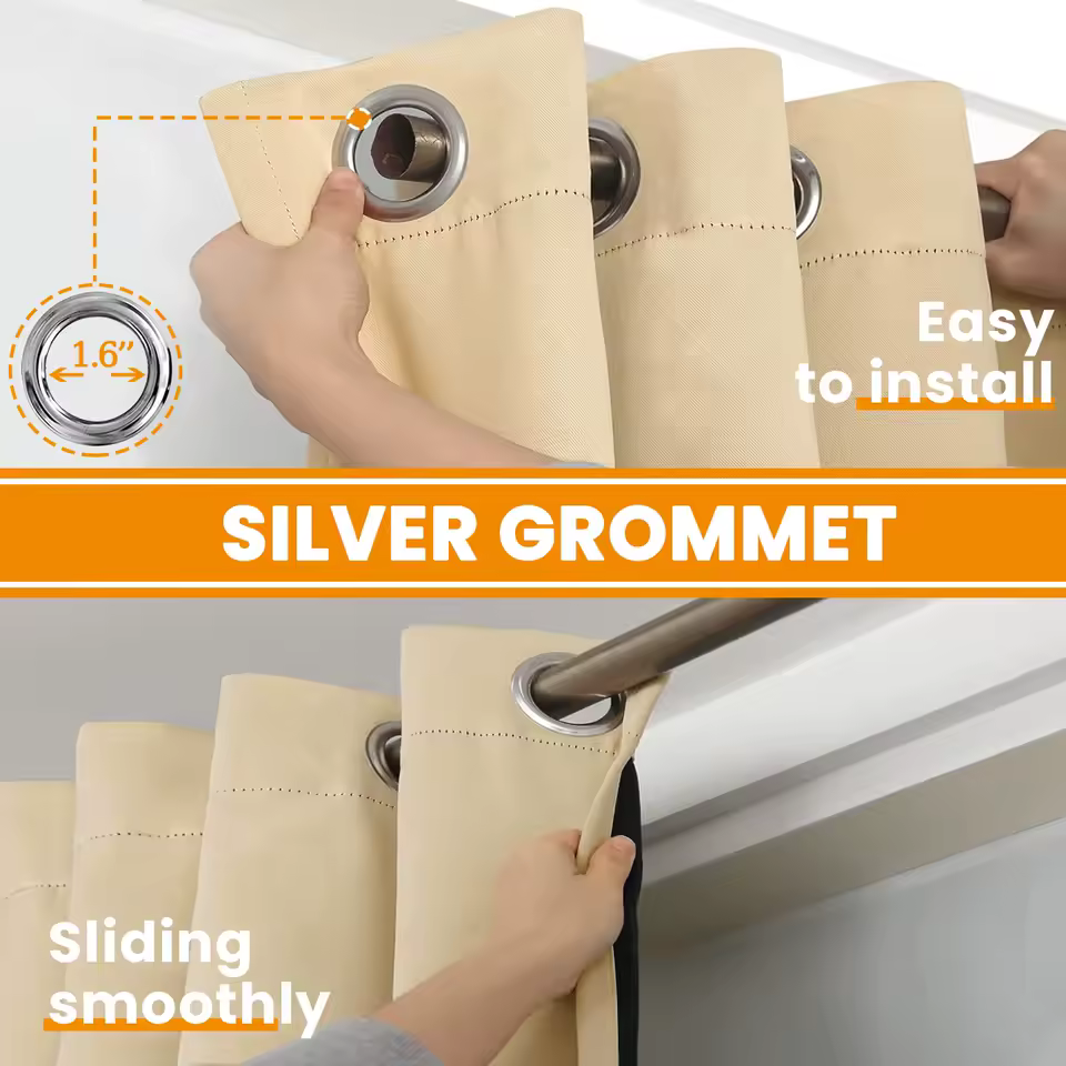 겨울용 두꺼운 패딩 보온 커튼