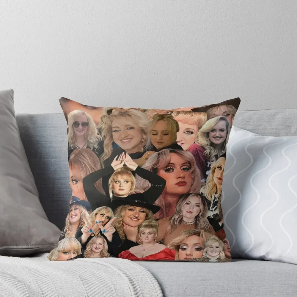 

brittany broski photo collage Throw Pillow Sofa Pillow Cover christmas cushions covers Sitting Cushion pillow