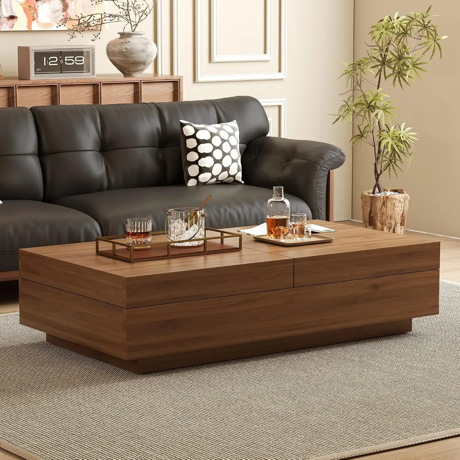Premium Square Artistic Stylish Coffee Table Distinctive Practical Reliable Minimalist Coffee Table Mesa Cafe Indoor Furniture