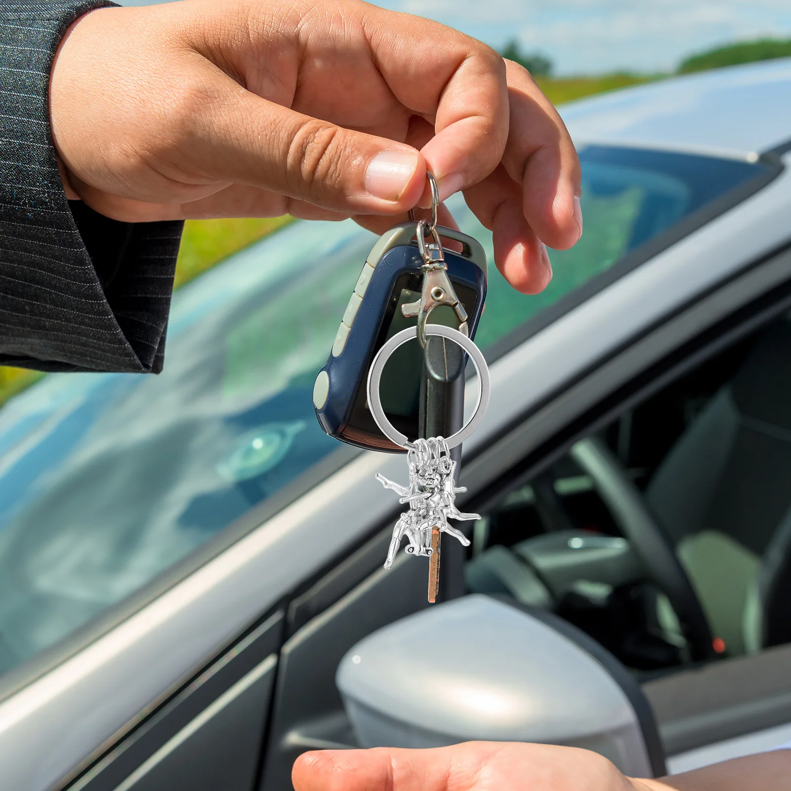 الجمباز المفاتيح قلادة سبائك الزنك لطيف الملحقات للرياضيين عشاق الرياضة المفاتيح حلية سحرية #3