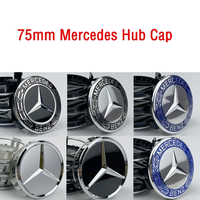 75mm 4pcs Mercedes Benz wheel center cap Hubcap  Mercedes AMG Apple Tree B w204 w211 w205 W212 w203 w213 w124 car accessories