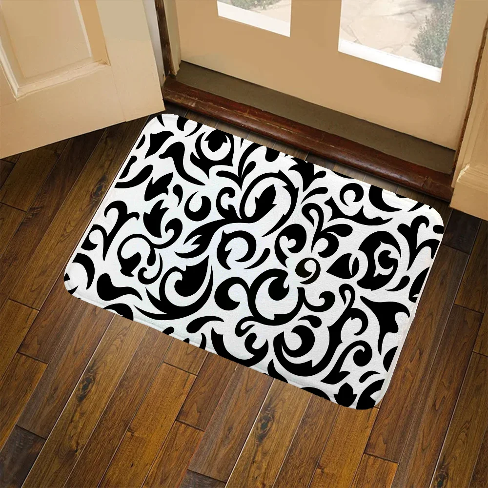 

Pattern Bath Mat Floor Mats Non Slip Carpet for Kitchen House Entrance Mat Doormat Entrance Door Super Absorbent Bathroom Rug